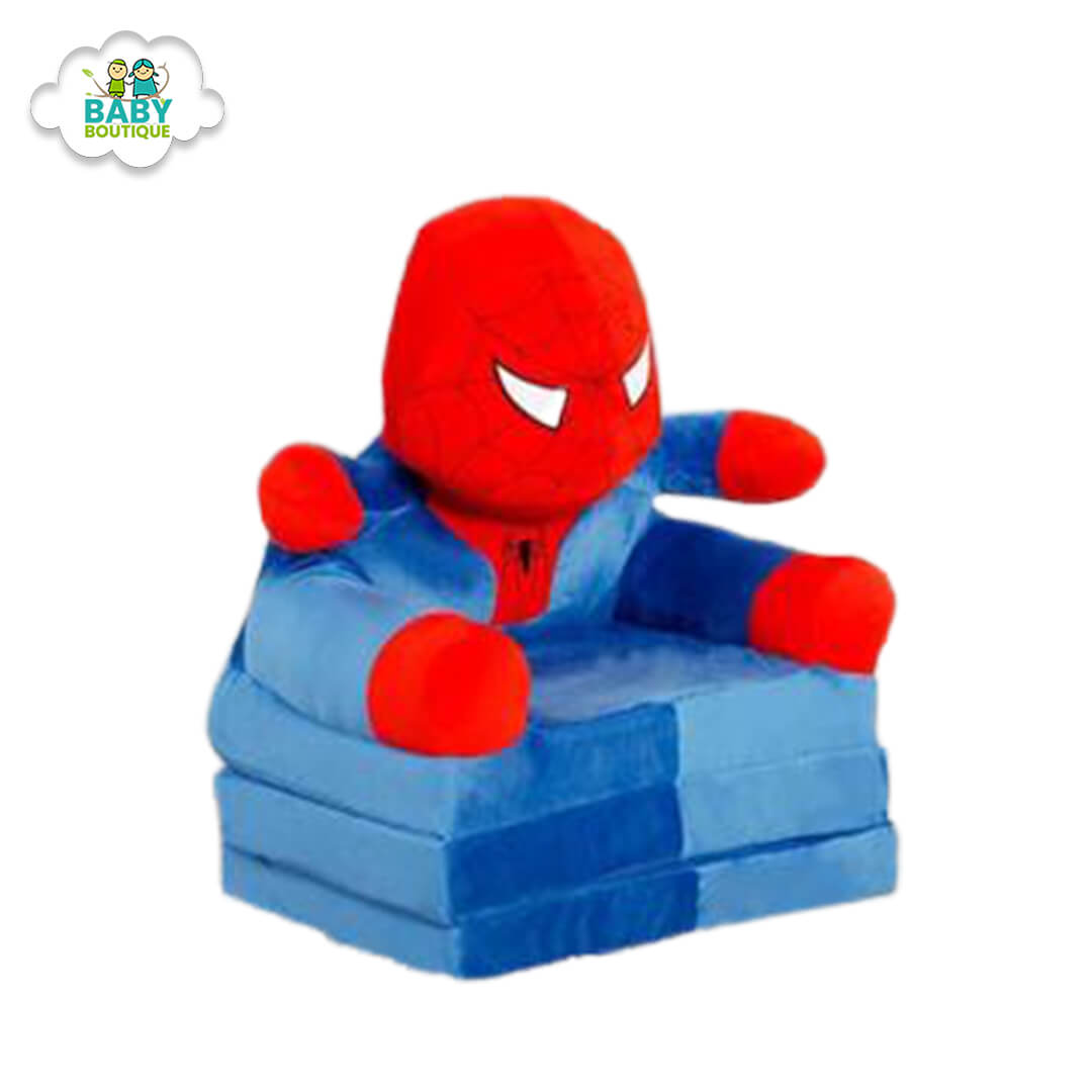 2 in 1 Foldable Baby Sofa – SpiderMan - Baby Boutique