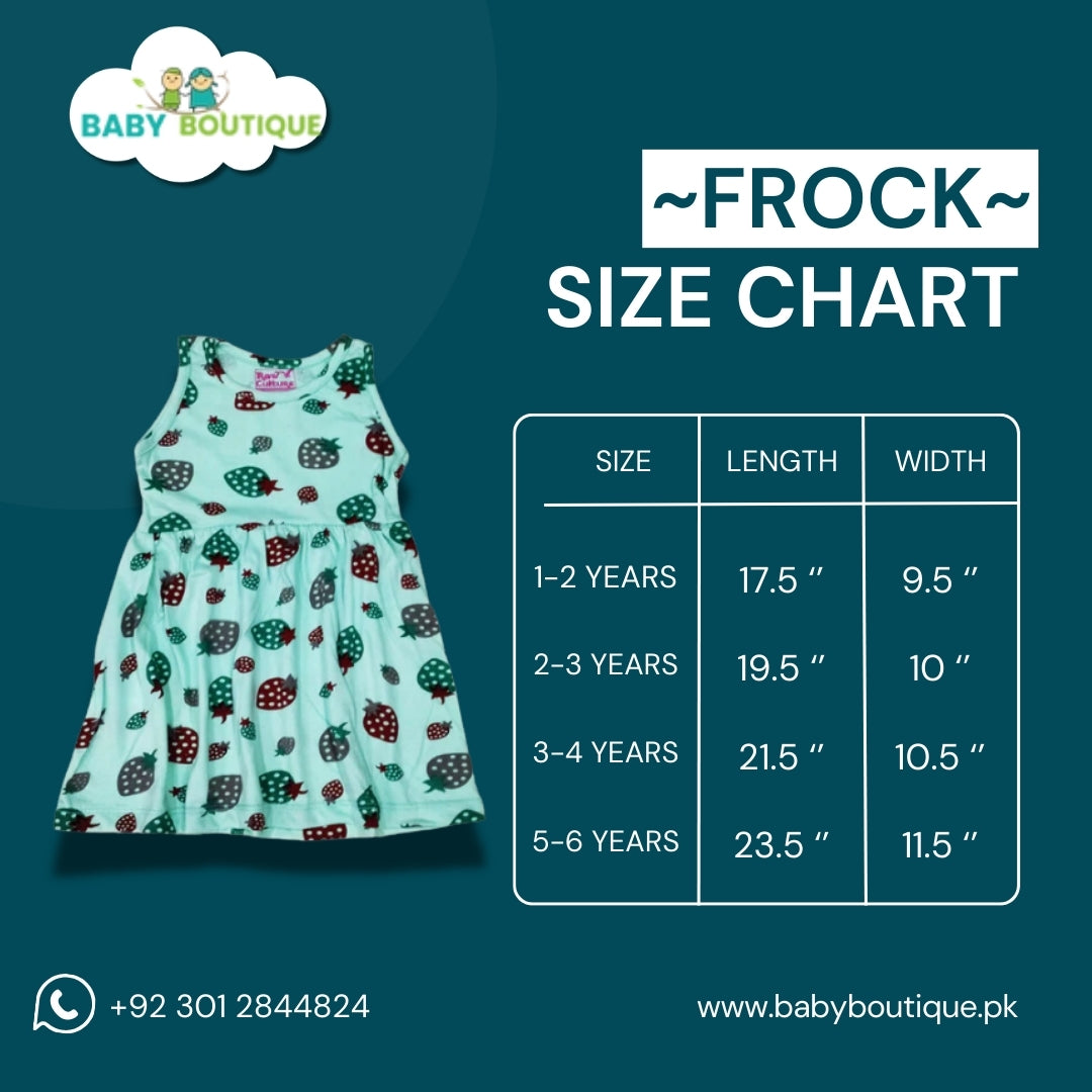 Baby Summer Frocks - Aqua Blue Berry