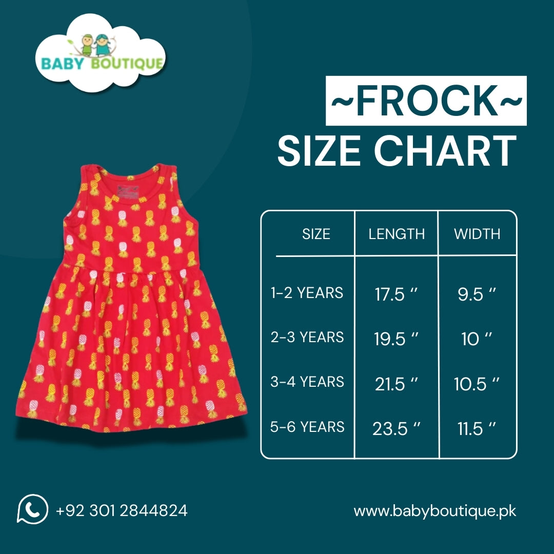 Baby Summer Frocks - Red