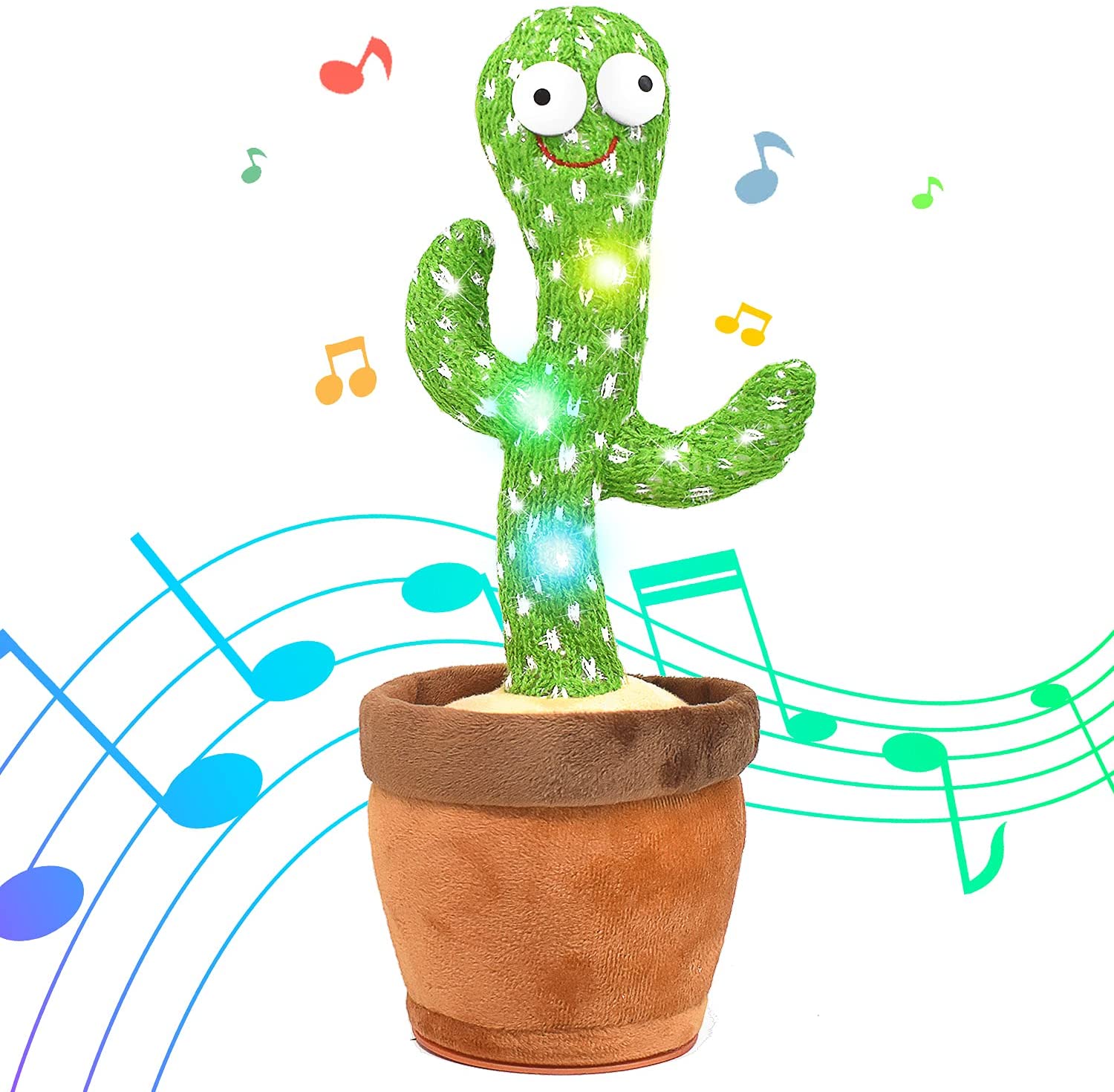 2 in 1 Dancing & Talking Cactus Toy - Baby Boutique