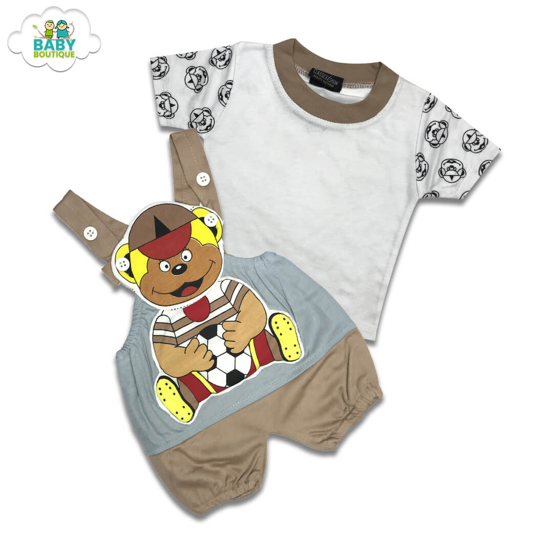 2Pcs New Born Body Suits- Character - Baby Boutique