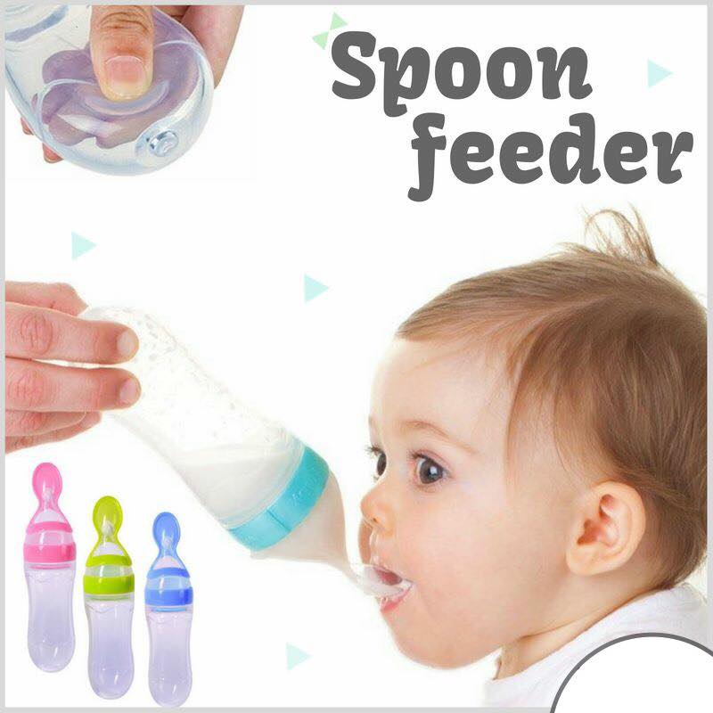 Baby Spoon Feeder Milk Bottle Silicone – Baby Boutique