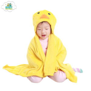 Baby Character Hooded Blanket